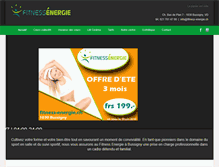 Tablet Screenshot of fitness-energie.ch